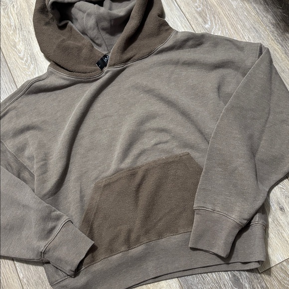 SAVVI ladies brown Hoodie size large - Picture 3 of 3